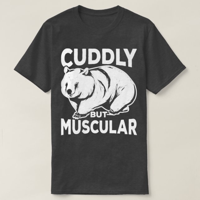 Australian Animal Cute Wombats T-Shirt (Design Front)
