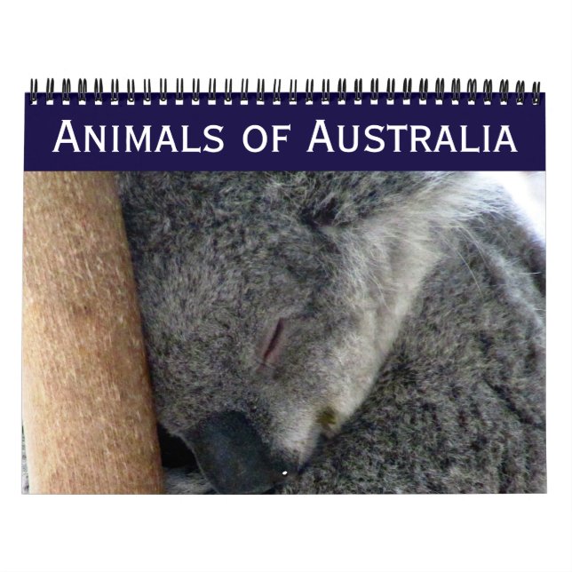 australian animals 2027 calendar (Cover)
