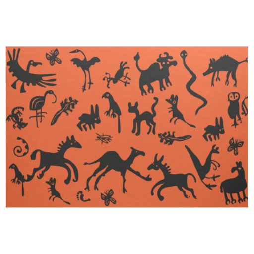 Australian animals fabric