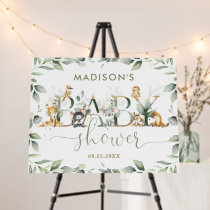 Australian Animals Greenery Baby Shower Welcome  Foam Board