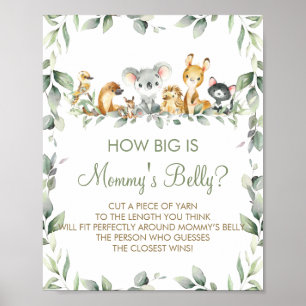 Australian Animals How Big is Mommy's Belly Game Poster