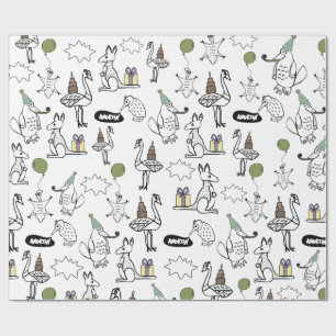 Australian Animals Outback Custom Wrapping Paper