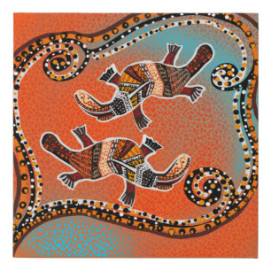 AUSTRALIAN ART FAUX CANVAS PRINT