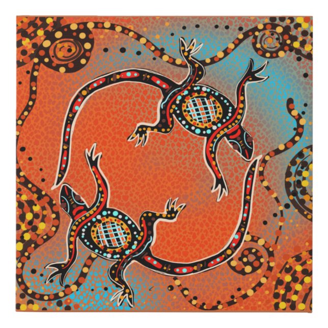 AUSTRALIAN ART             FAUX CANVAS PRINT (Front)