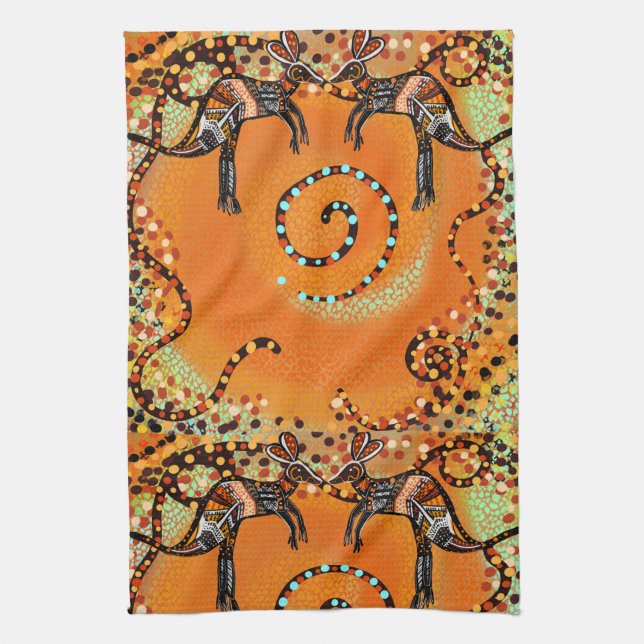 AUSTRALIAN ART KITCHEN TOWEL (Vertical)