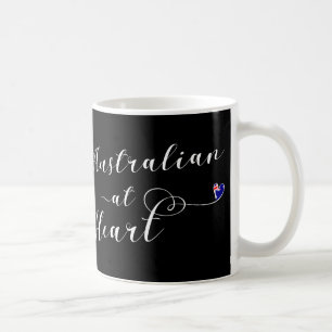 Australian At Heart Mug, USA Coffee Mug