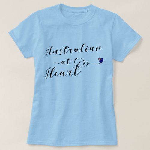 Australian At Heart Tee Shirt Aus