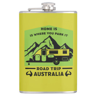 Australian Aussie Caravan Caravanning Summer Flask