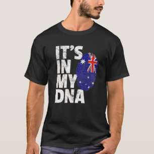 Australian Australia Flag IT's IN MY DNA Christmas T-Shirt