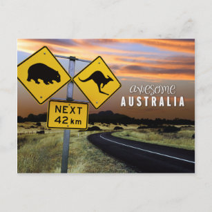 Australian awesome postcard