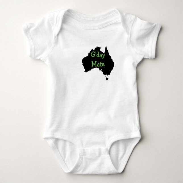 Australian Baby Romper G'Day Mate (Front)