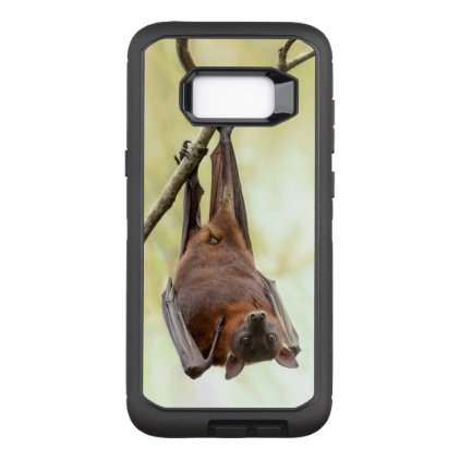 Australian bat up-side-down OtterBox defender samsung galaxy s8+ case