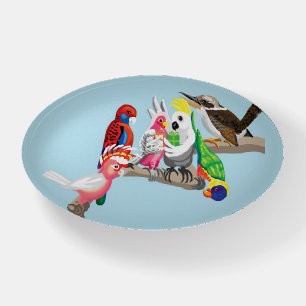 Australian birds Christmas Paperweight