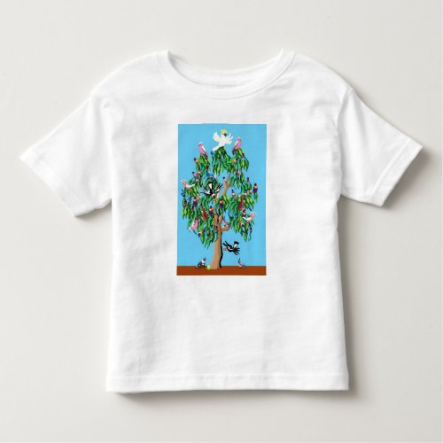 Australian birds Christmas Toddler T_shirt