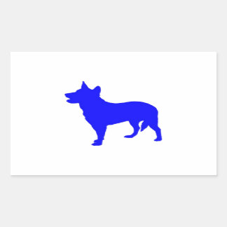 Australian Blue Heeler Rectangular Sticker