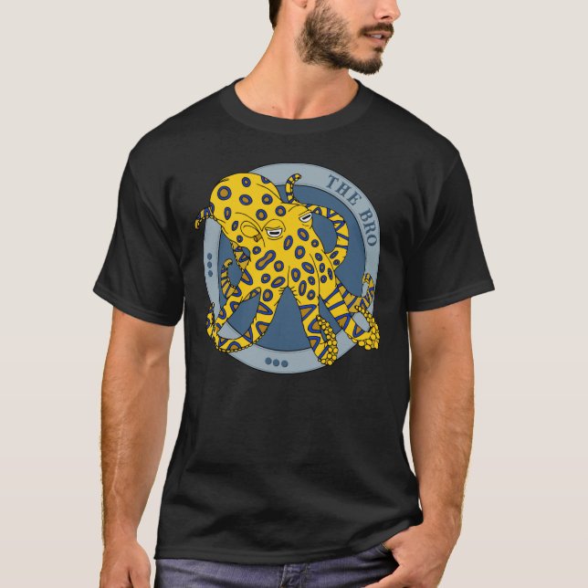 Australian Blue Ringed Octopus Character T-Shirt (Front)