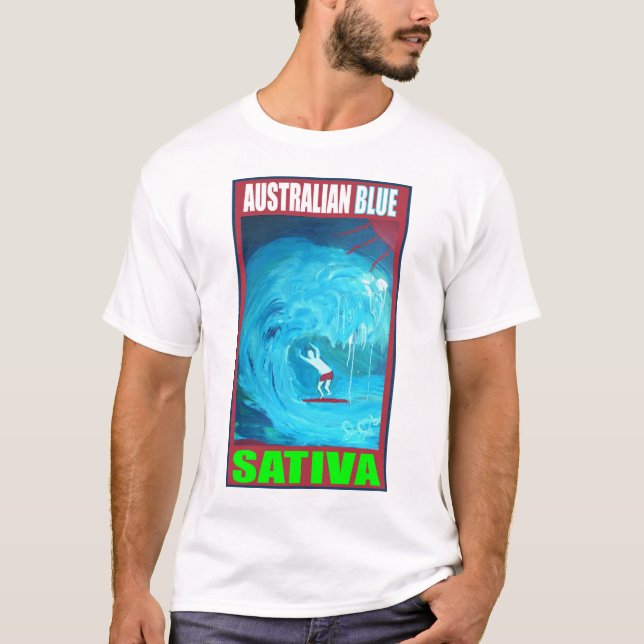 AUSTRALIAN BLUE SATIVA T-Shirt (Front)