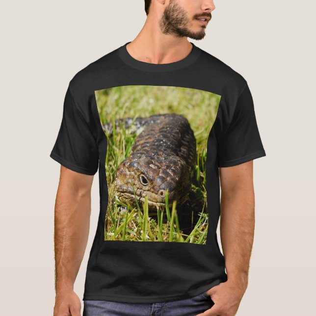 Australian Blue Tongue Lizard, T-Shirt (Front)