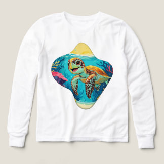 Australian Boho Turtle T-Shirt | Sunny Splash Tri-Blend Shirts