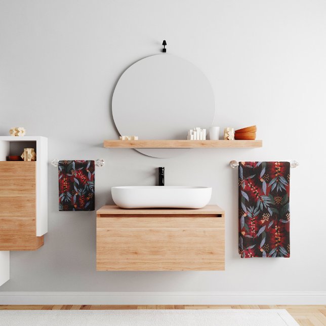 Australian Bottlebrush  Bath Towel Set (Creator Uploaded)