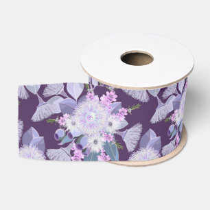 Australian Bush Flowers Bloom Grosgrain Ribbon