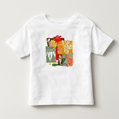 Australian BUSHLAND native flora _ Toddler T_shirt