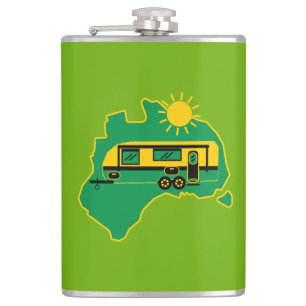 Australian Caravan Camping    Flask