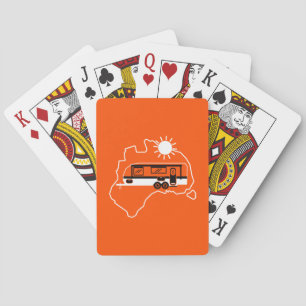 Australian Caravan Camping     Poker Cards