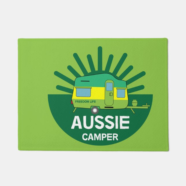 Australian Caravanning | Aussie Caravaner | Camp T Doormat (Front)