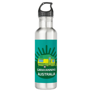 Australian Caravanning   Aussie Caravaner   Camp T Stainless Steel Water Bottle