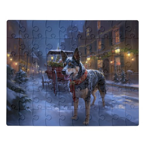 Australian Cattle Christmas Festive Season  Jigsaw Puzzle