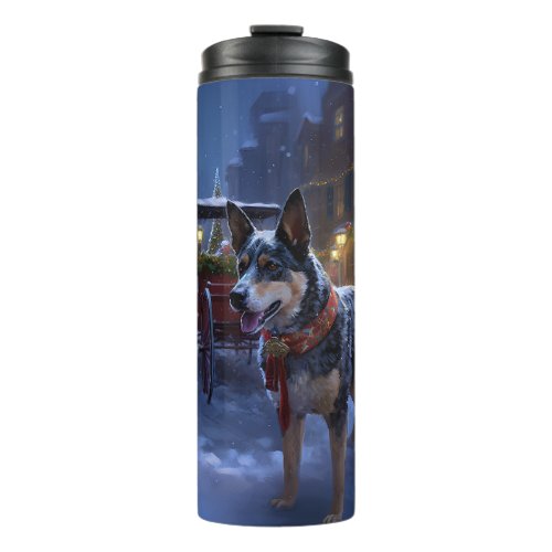 Australian Cattle Christmas Festive Season  Thermal Tumbler