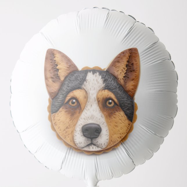 Australian Cattle Dog 3D Inspired Balloon (Front)