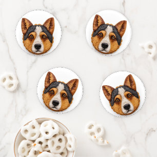 Australian Cattle Dog 3D Inspired Coaster Set