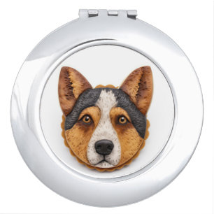 Australian Cattle Dog 3D Inspired Compact Mirror