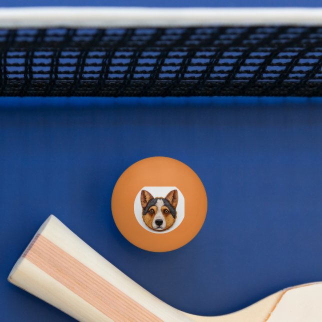 Australian Cattle Dog 3D Inspired Ping Pong Ball (Table)