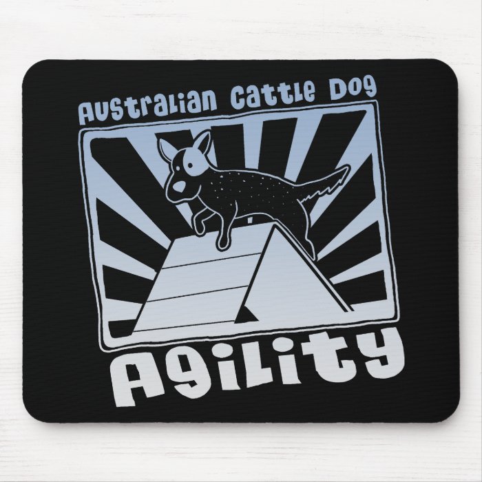 Australian Cattle Dog Agility A Frame Mouse Pad