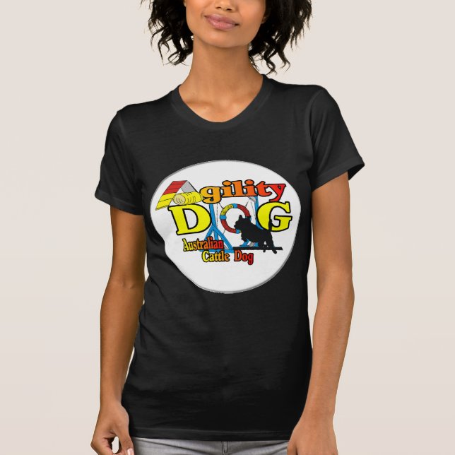 Australian Cattle Dog Agility T-Shirt (Front)