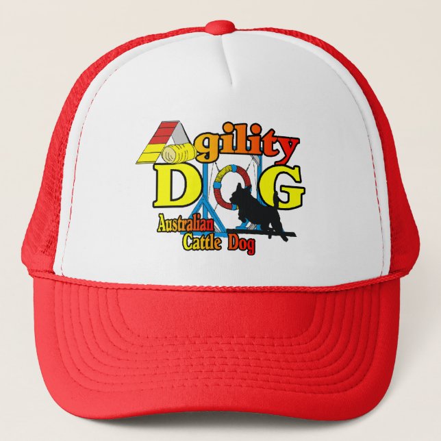 Australian Cattle Dog Agility Trucker Hat (Front)