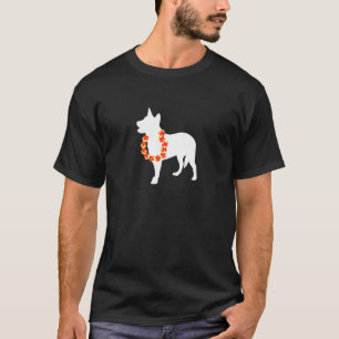 Australian Cattle Dog Aloha Hawaiian Lei Dog T-Shirt