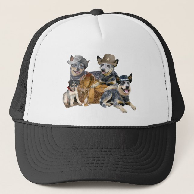 Australian Cattle Dog apparel Trucker Hat (Front)