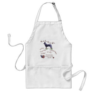 Australian Cattle Dog Art Gifts Adult Apron