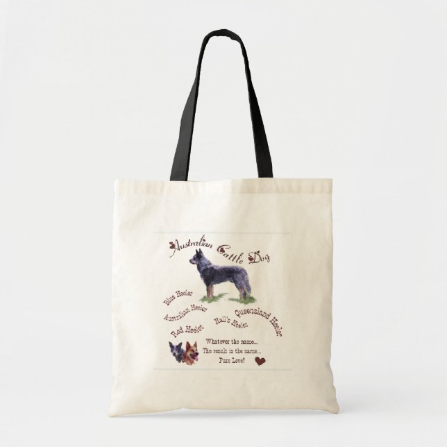 Australian Cattle Dog Art Gifts Tote Bag (Front)