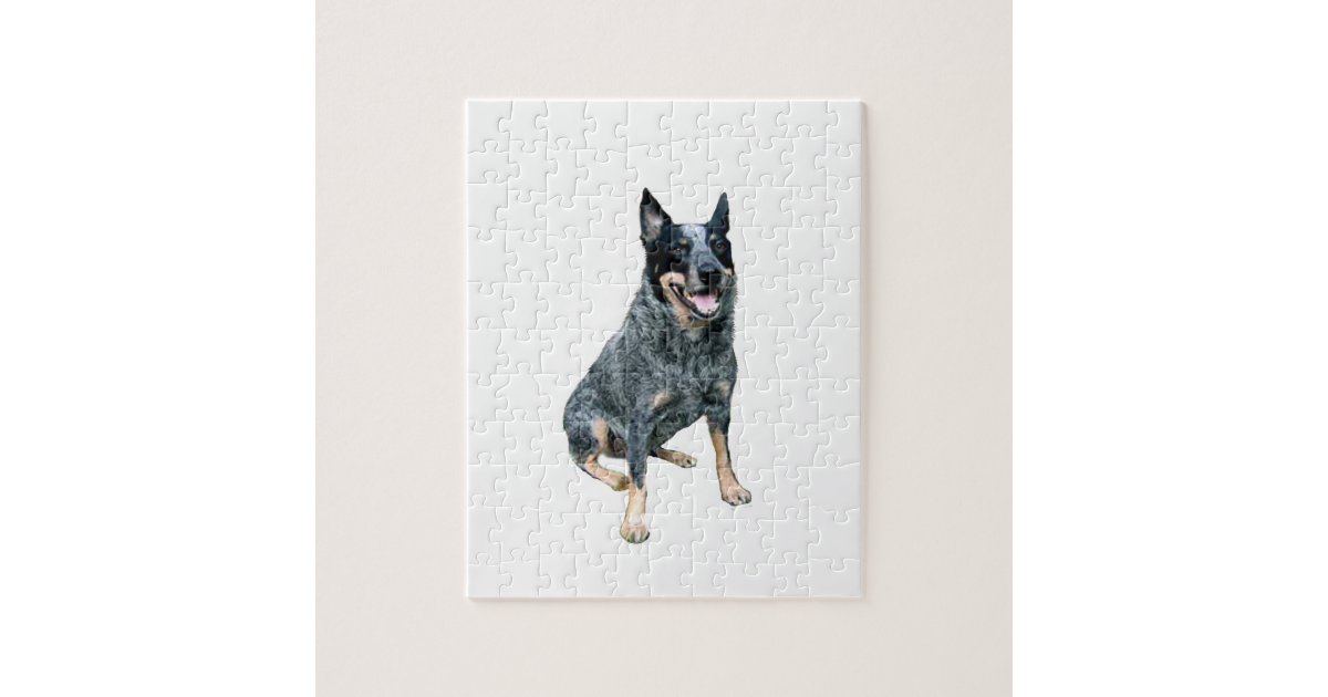 Australian Cattle Dog (B) Jigsaw Puzzle Zazzle