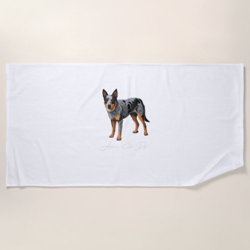 Australian Cattle Dog  Beach Towel