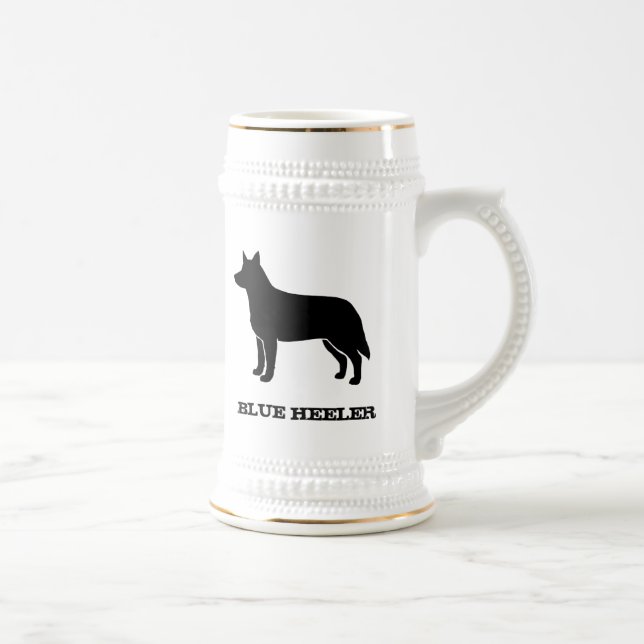 Australian Cattle Dog Beer Stein (Right)