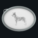 Australian Cattle Dog Belt Buckle<br><div class="desc">Australian Cattle Dog design</div>