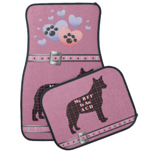 Australian Cattle Dog BFF Car Mat