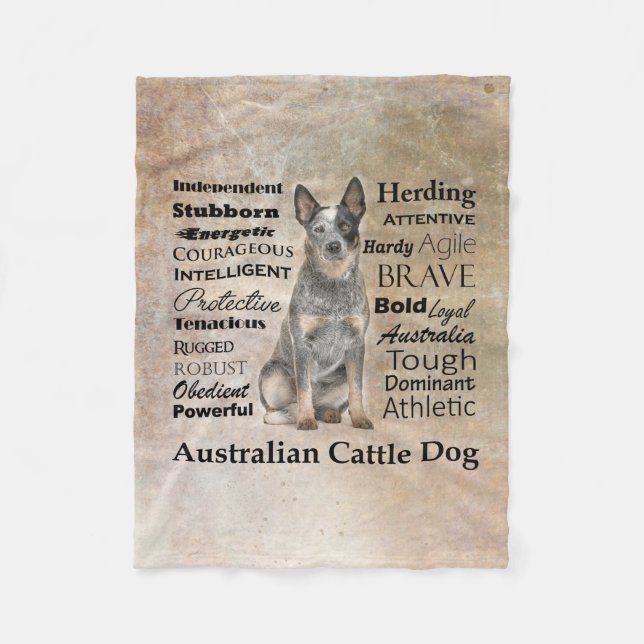 Australian Cattle Dog Blanket (Front)