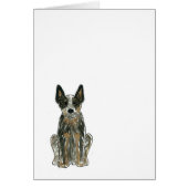 Australian Cattle Dog Blue Heeler Card (Front)